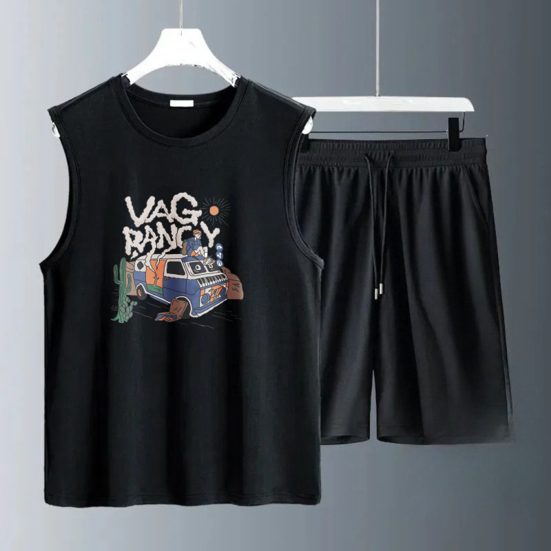 Summer Clothing Sets Men - Мужские комплекты майок 2026 года, летние,