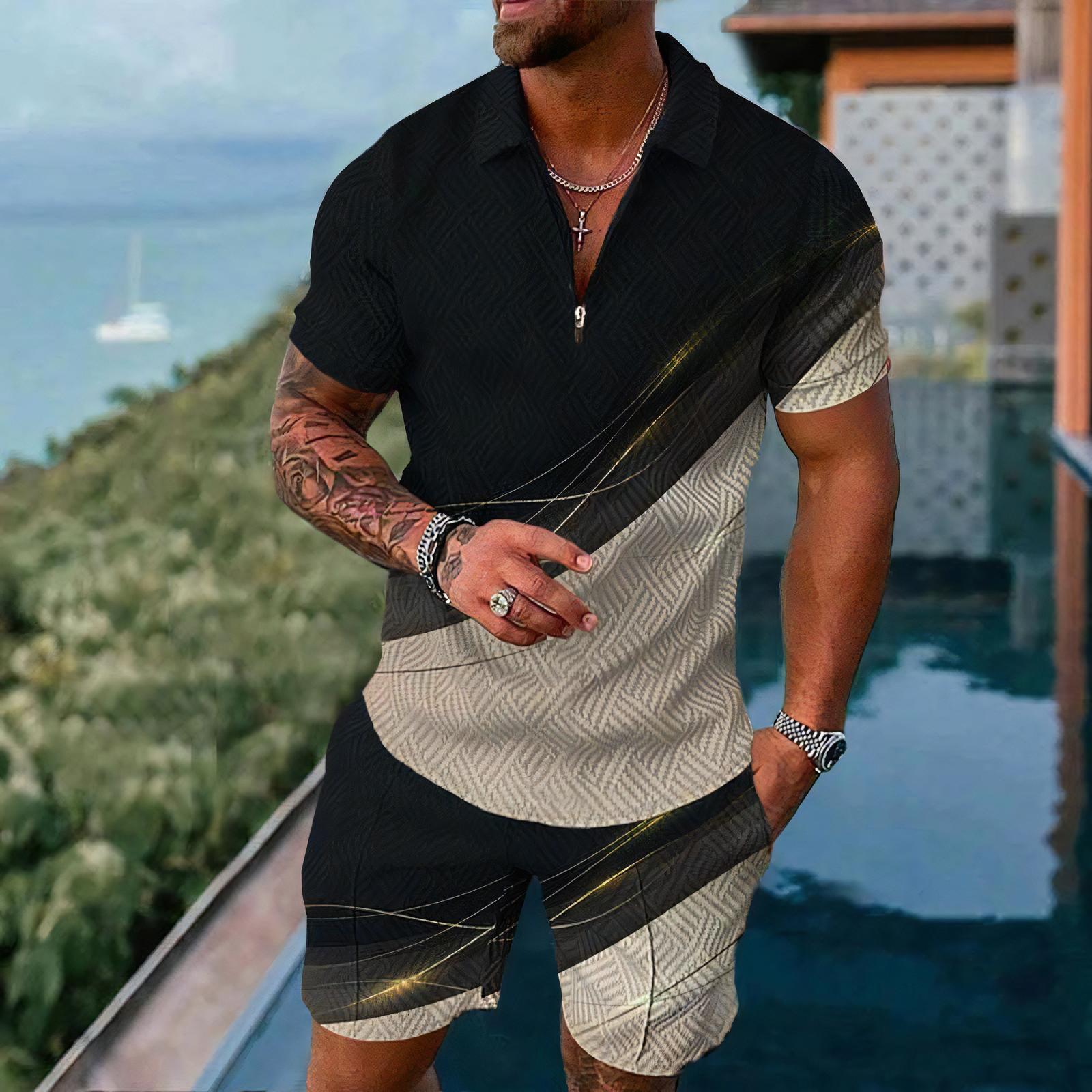 Summer Clothing Styles - Мужские комплекты поло с коротким рукавом: