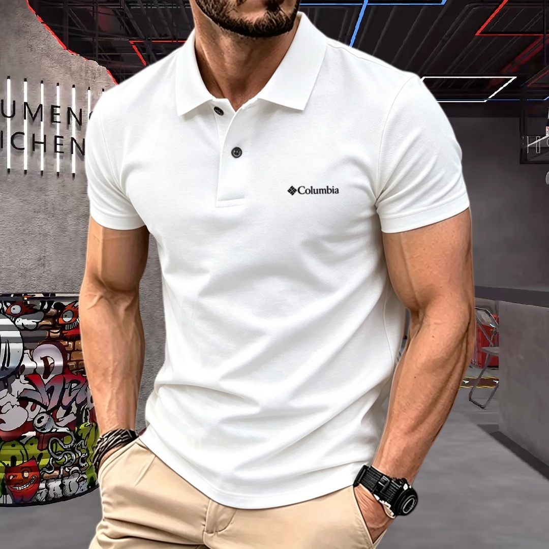 Summer Golf Clothing - 100% хлопковая мужская футболка-поло премиум-класса 2026