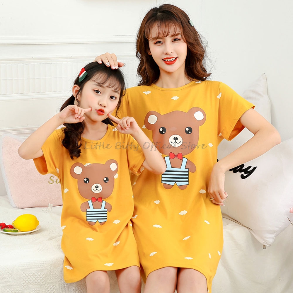 Summer Clothing Teen Girls - Летняя ночная рубашка для мамы и