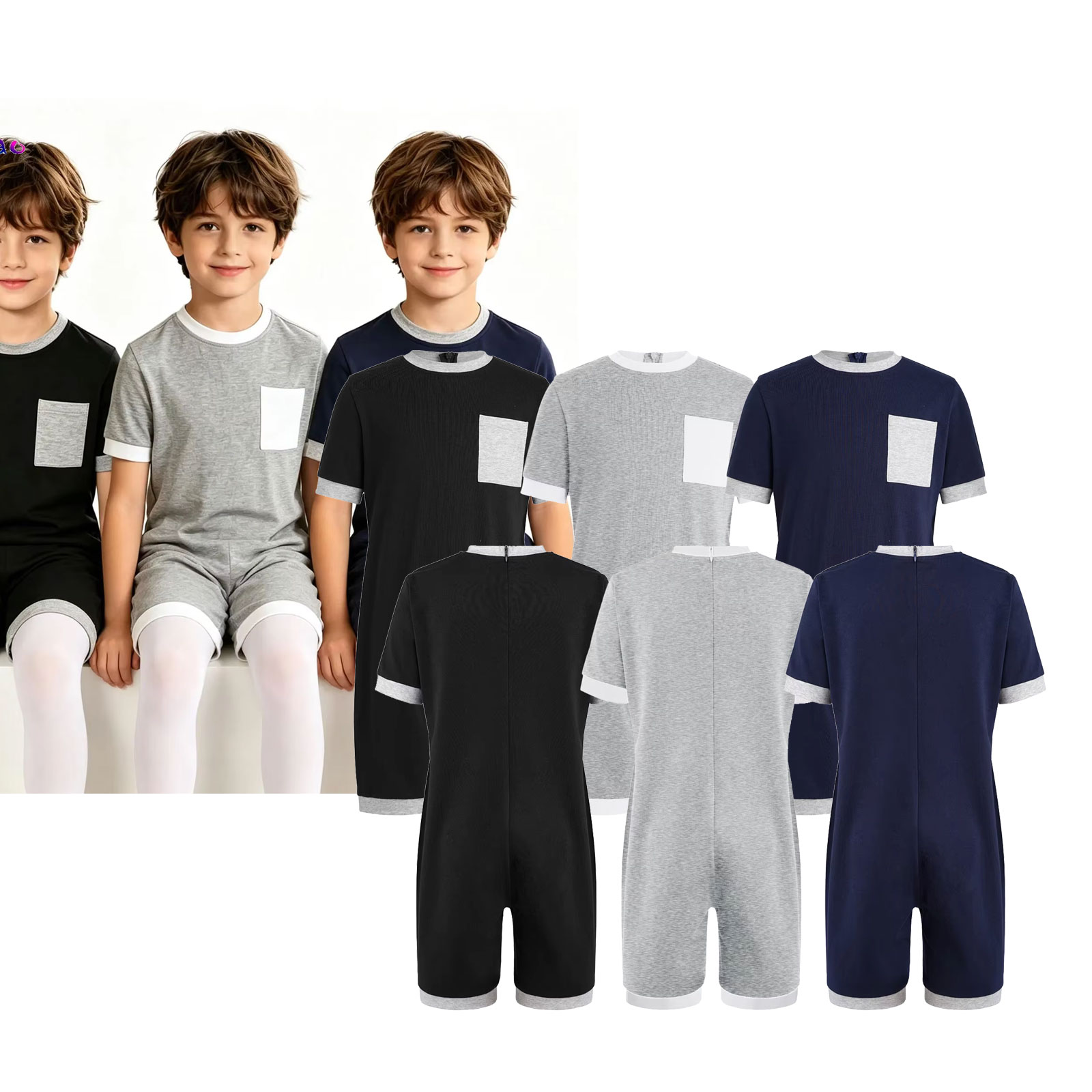 Summer Clothing Needs - Комплект из 3 предметов: детская адаптивная