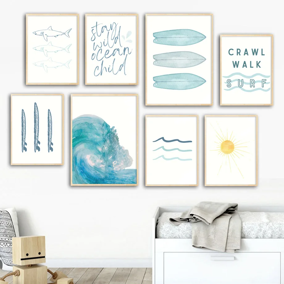 Лето, серфинг, акула, рыбы, во – обзор и цена Summer Quotes