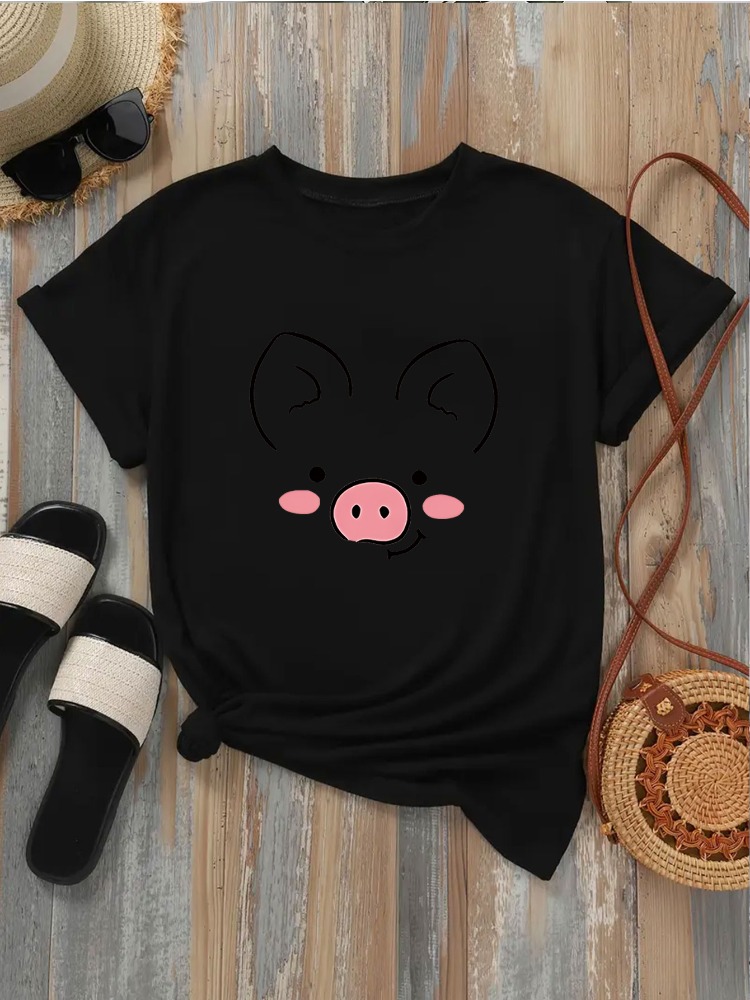 Женская футболка с милым изобр – обзор и цена Summer Clothing Images