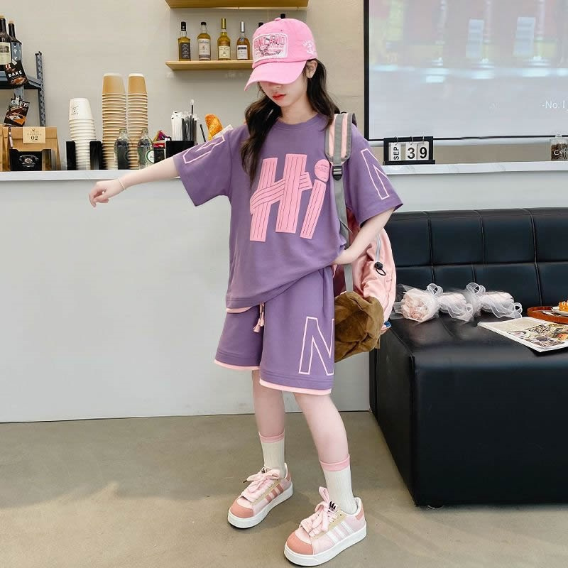 Комплекты футболок для девочек – обзор и цена Summer Clothing Teen Girls