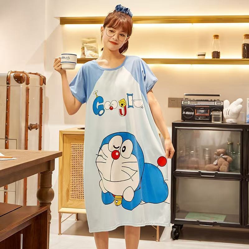 Милая ночная рубашка Doraemon  – обзор и цена Summer Nights Clothing