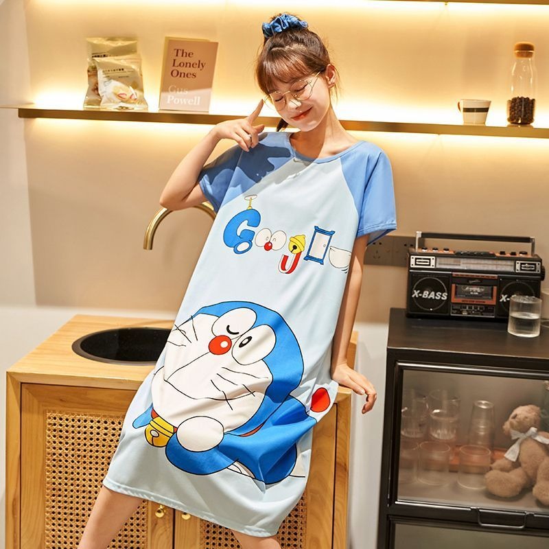 Милая ночная рубашка Doraemon  – обзор и цена Summer Nights Clothing