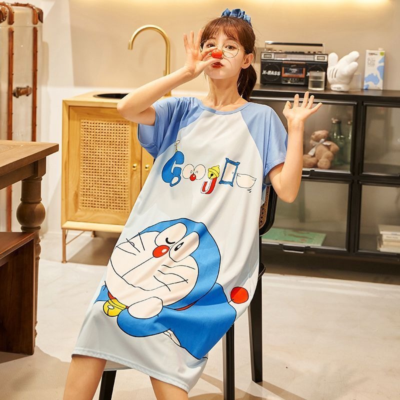 Милая ночная рубашка Doraemon  – обзор и цена Summer Nights Clothing