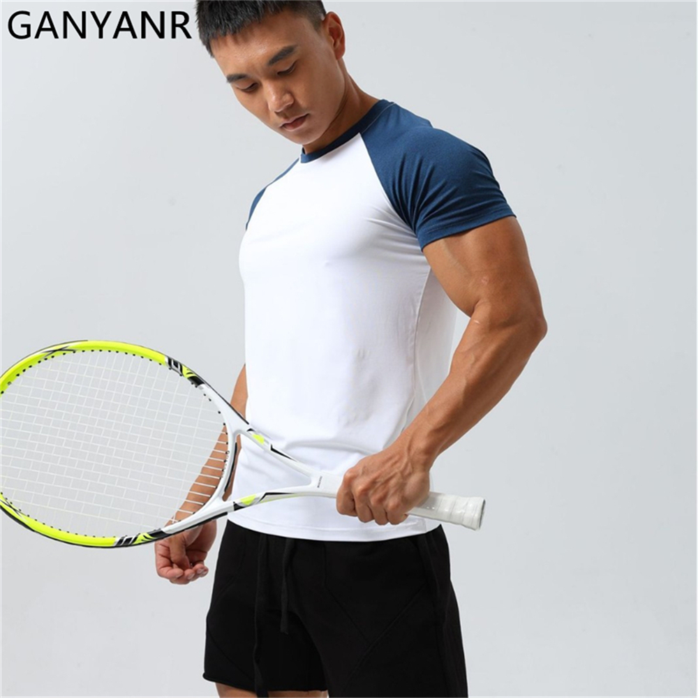 GANYANR Мужская футболка для б – обзор и цена Summer Golf Clothing