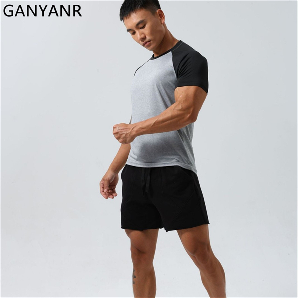 GANYANR Мужская футболка для б – обзор и цена Summer Golf Clothing