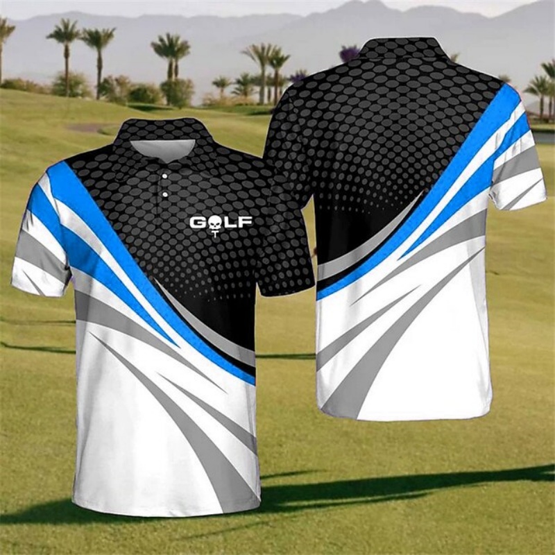 Забавная красочная рубашка-пол – обзор и цена Summer Golf Clothing