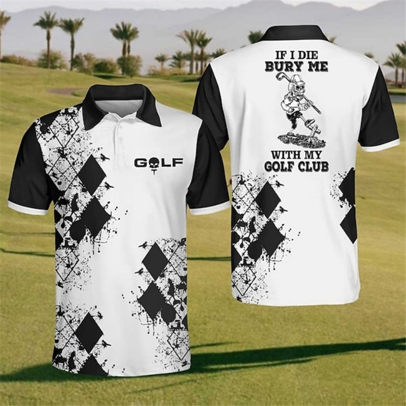Забавная красочная рубашка-пол – обзор и цена Summer Golf Clothing