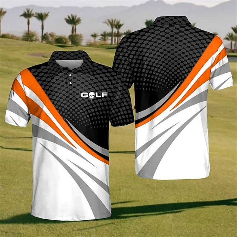 Забавная красочная рубашка-пол – обзор и цена Summer Golf Clothing