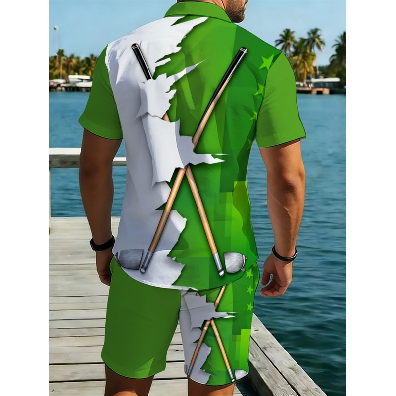 Мужской легкий повседневный ко – обзор и цена Summer Clothing Sets Men